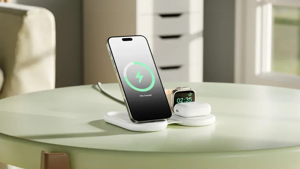 Charge THREE devices with ONE