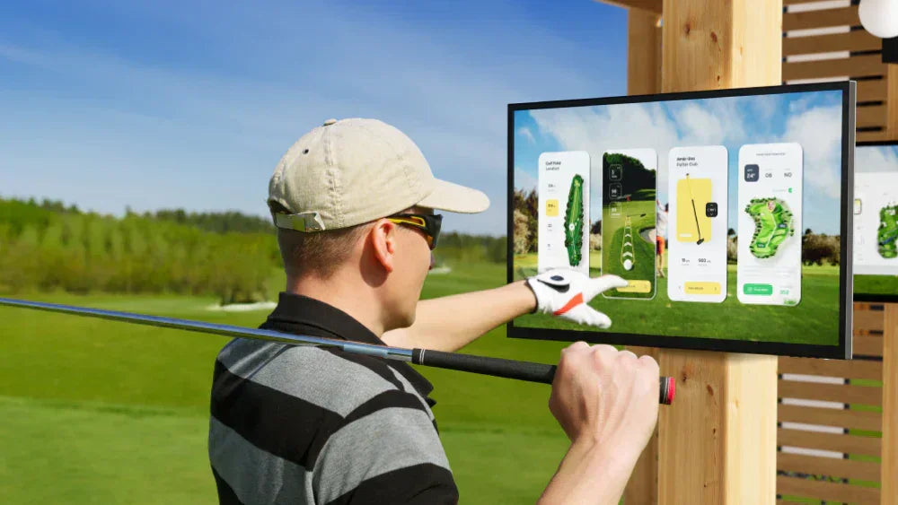 Clarity Max Touch Monitors in Golf Simulators