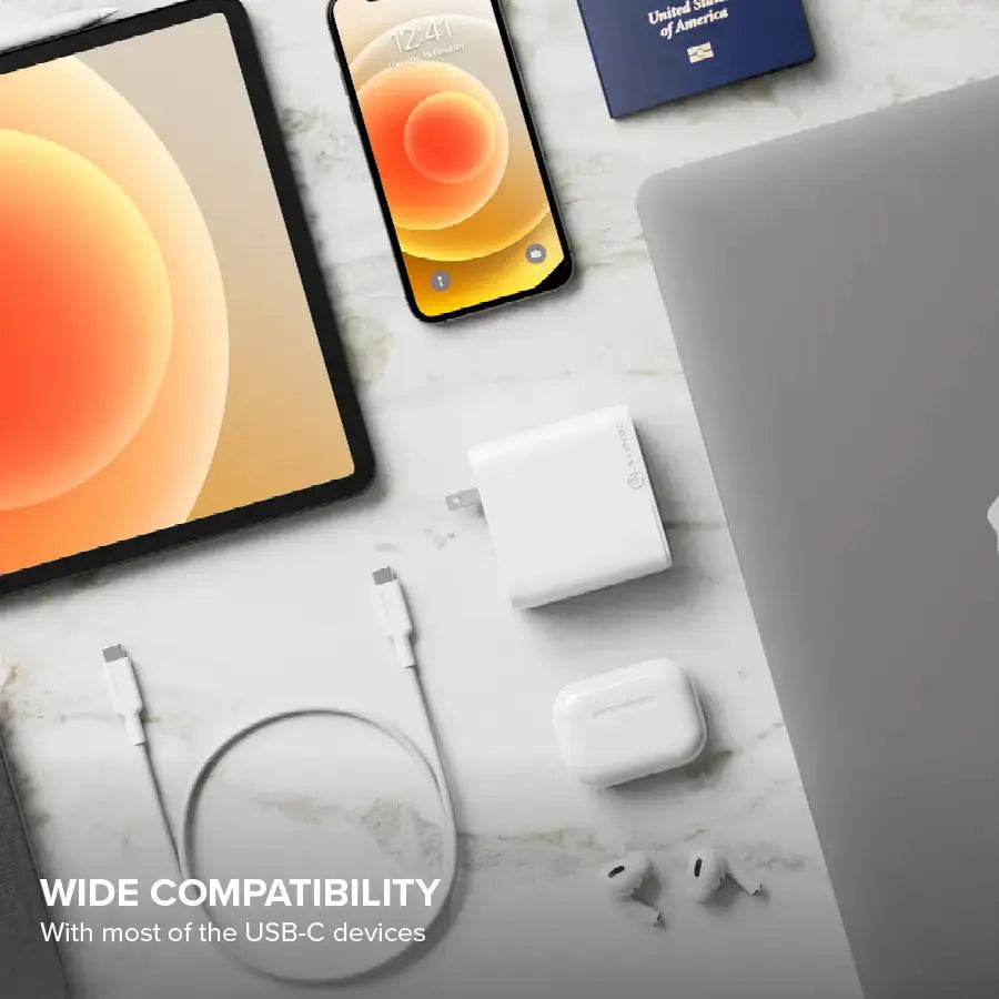 100W Rapid Power GaN Charger - Includes 2m 100W USB-C Charging Cable ALOGIC USA