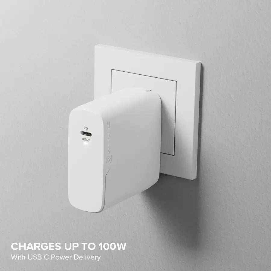 100W Rapid Power GaN Charger - Includes 2m 100W USB-C Charging Cable ALOGIC USA