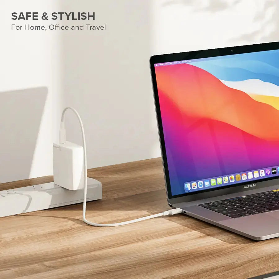 100W Rapid Power GaN Charger - Includes 2m 100W USB-C Charging Cable ALOGIC USA