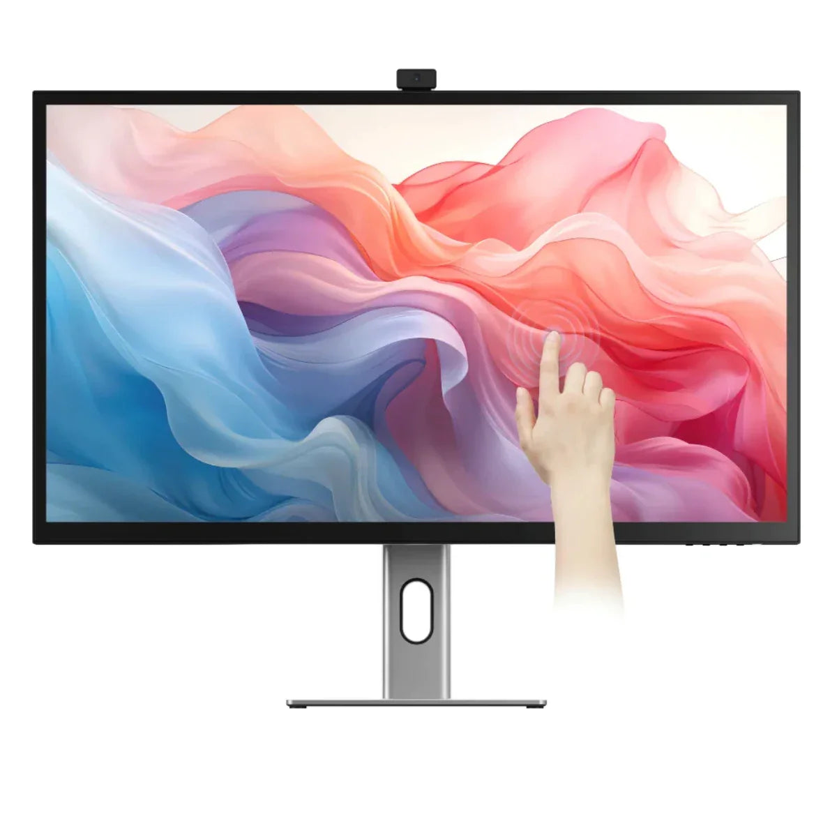 Clarity Max Touch 32" UHD 4K Monitor with USB-C Power Delivery, Webcam and Touch Screen + Dual 4K Universal Docking Station _ DisplayPort Edition