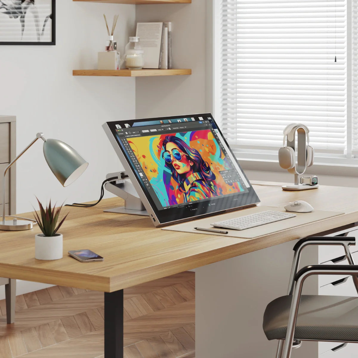 Aspekt Touch 32” 4K UHD Docking Monitor with Touchscreen and 145W USB Charging