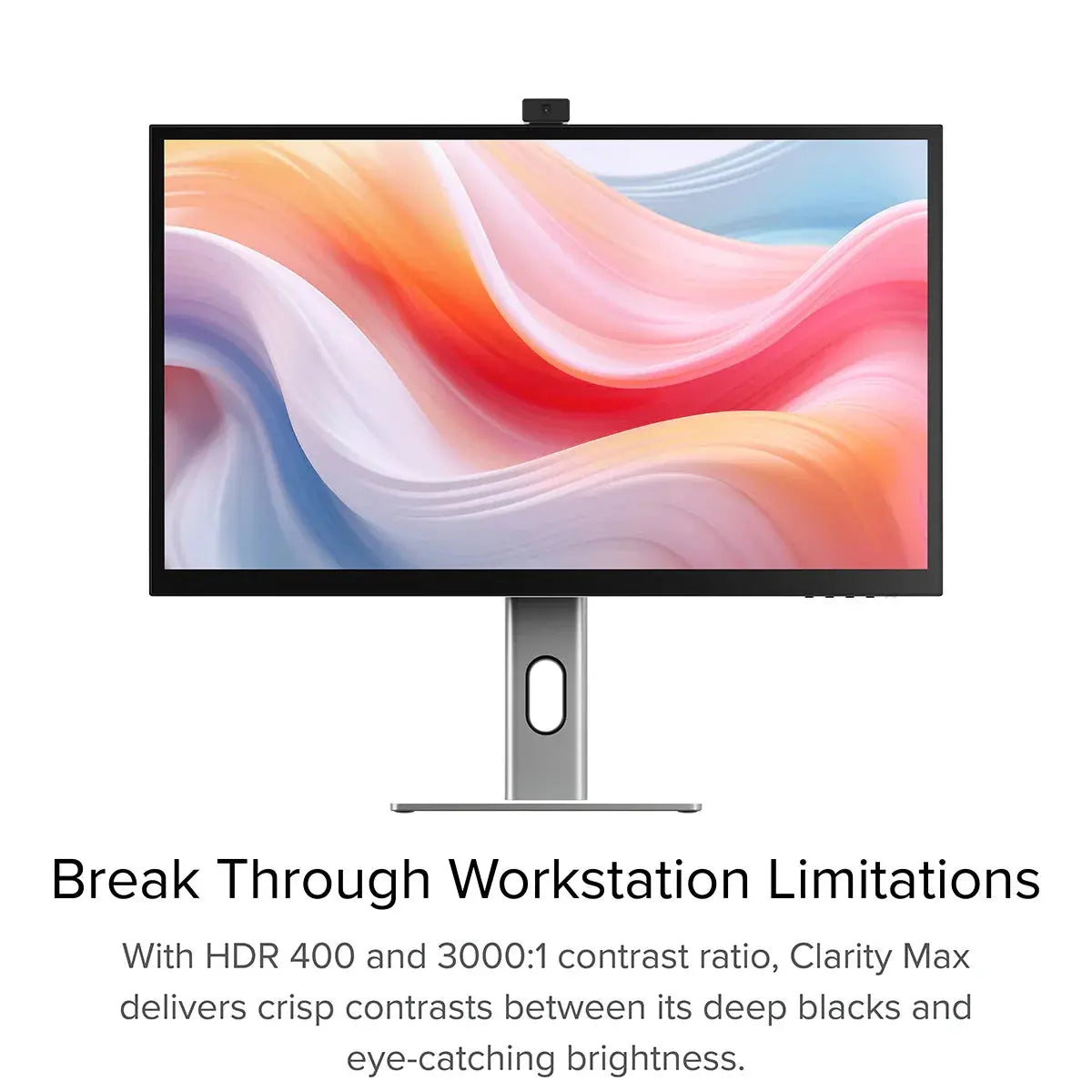 Clarity Pro 27" UHD 4K Monitor with 65W PD and Webcam ALOGIC USA
