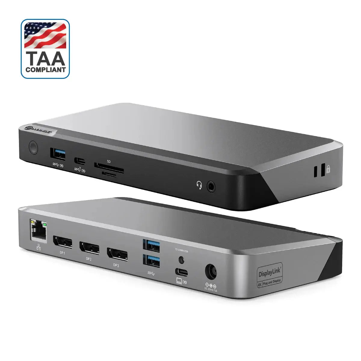 DX3 Triple 4K Display Universal Docking Station - with 100W Power Delivery ALOGIC USA