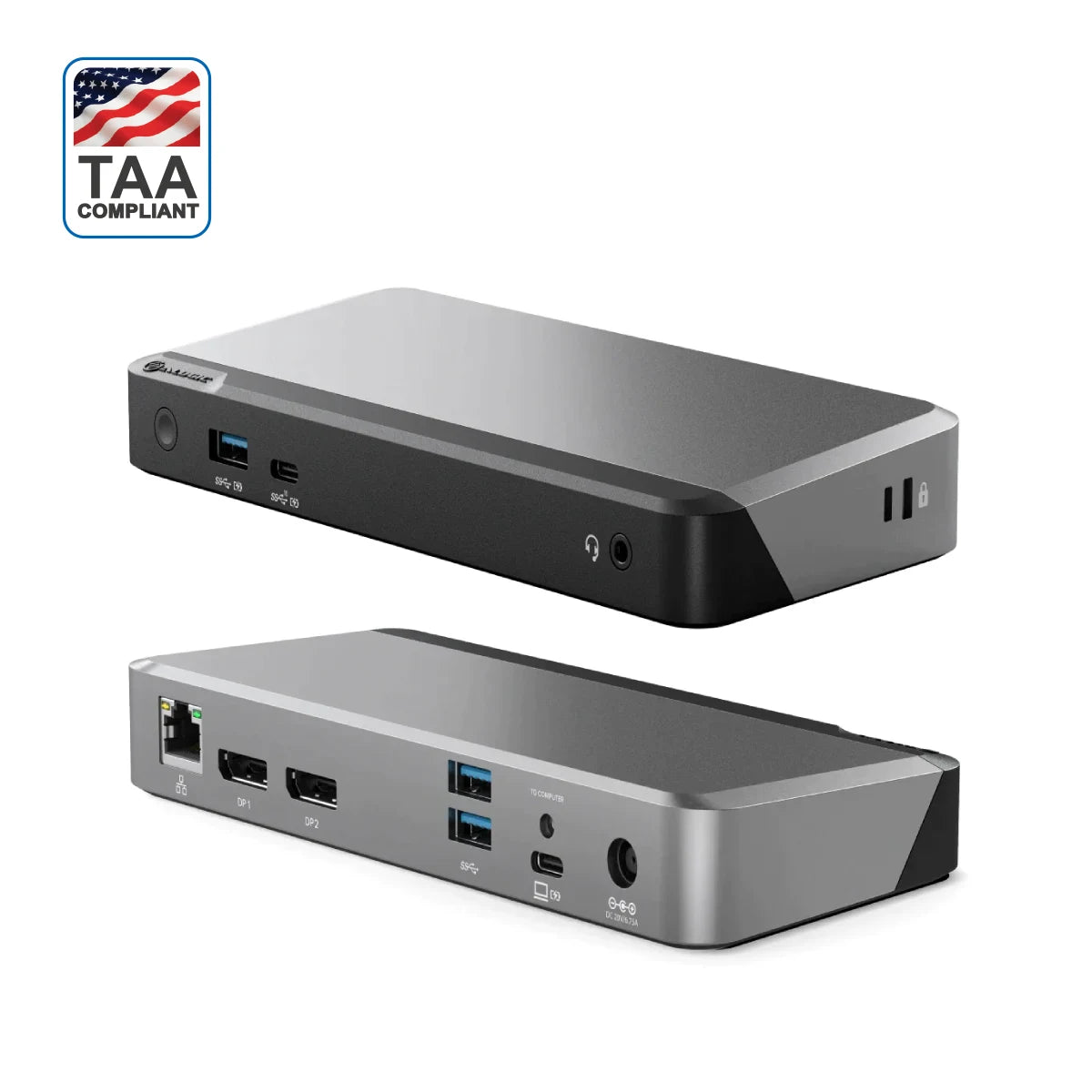 MX2 USB-C Dual Display DP Alt. Mode Docking Station - With 100W Power Delivery