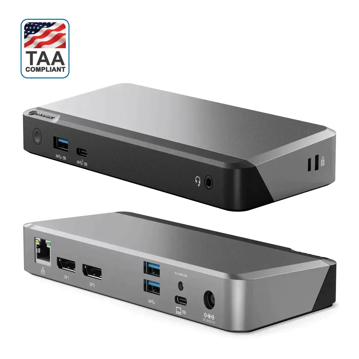 MX2 USB-C Dual Display DP Alt. Mode Docking Station - With 65W Power Delivery ALOGIC USA