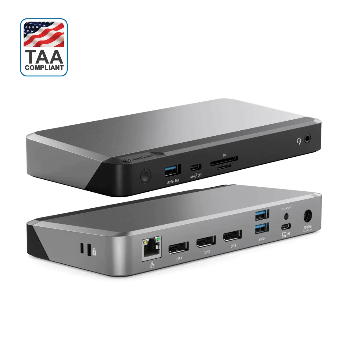 MX3 USB-C Triple Display DP Alt. Mode Docking Station - With 100W Power Delivery