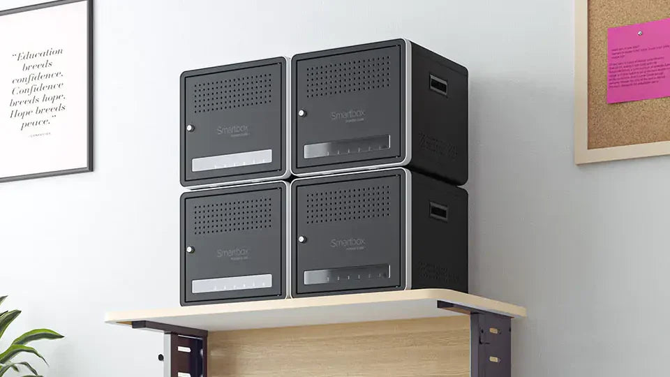 Ideal option for storing laptops is Alogic laptop charging cabinet