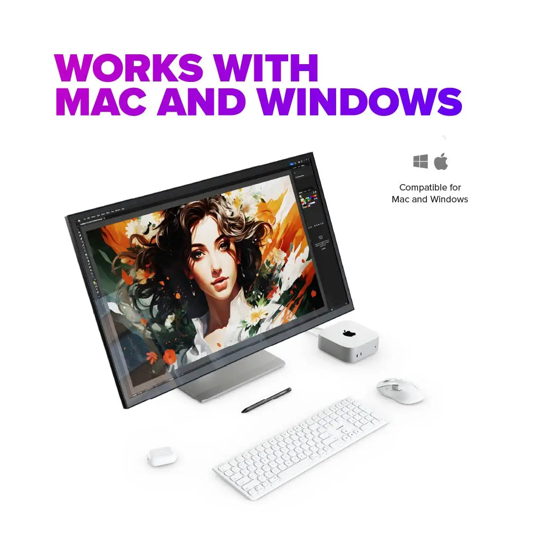 Clarity 27" 5K Touch Screen Monitor with 90W Power Delivery, 12MP Webcam and Fold Stand
