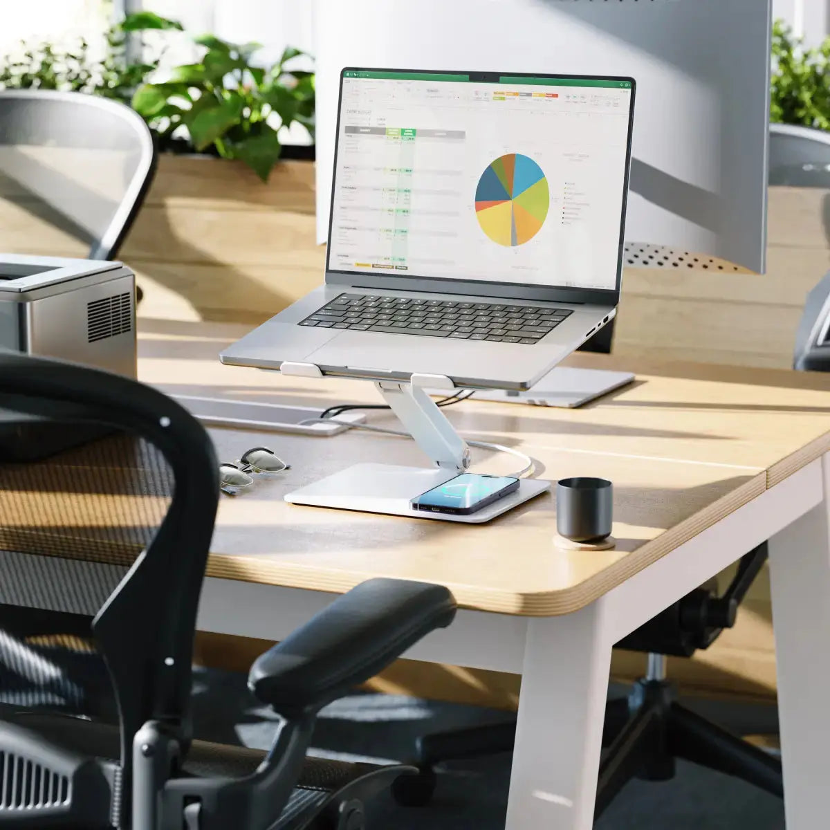 Elite Power Laptop Stand with Wireless Charger ALOGIC USA