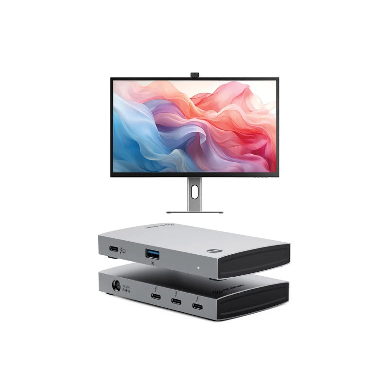 Clarity Max 32" UHD 4K Monitor with USB-C Power Delivery + Thunderbolt 4 BLAZE Hub