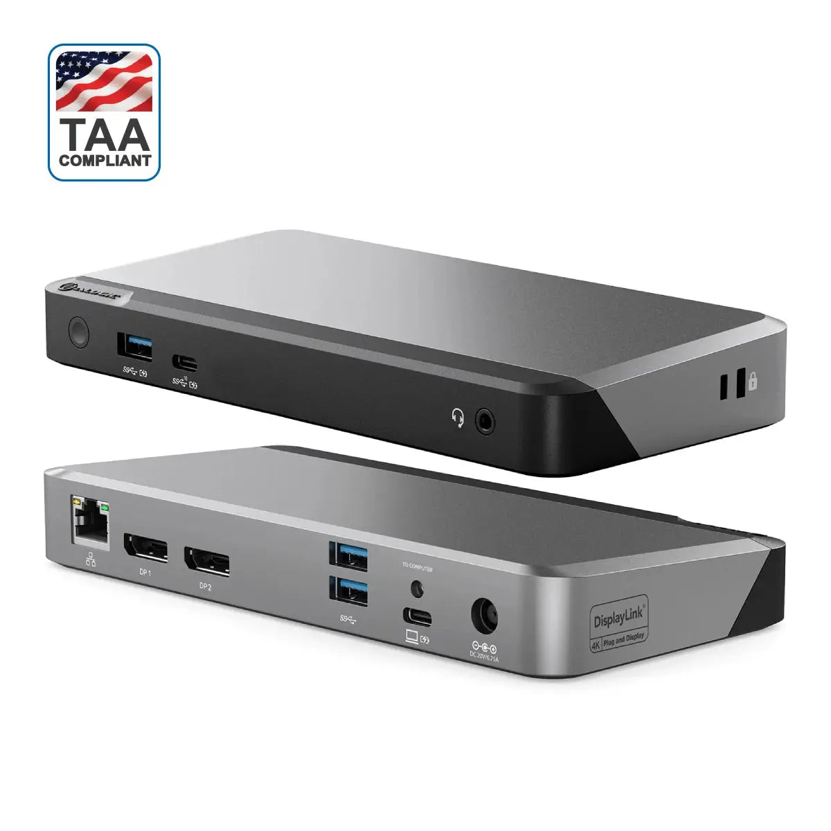 DX2 Dual 4K Display Universal Docking Station - with 100W Power Delivery ALOGIC USA