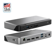 MX3 USB-C Triple Display DP Alt. Mode Docking Station - With 100W Power Delivery ALOGIC USA