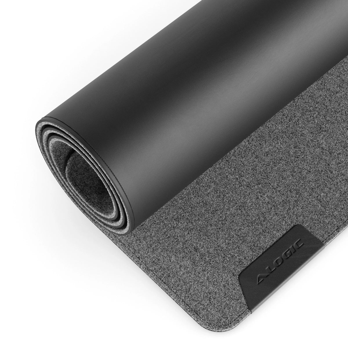 Duo Reversible Desk Mat with Premium Felt and Vegan Leather