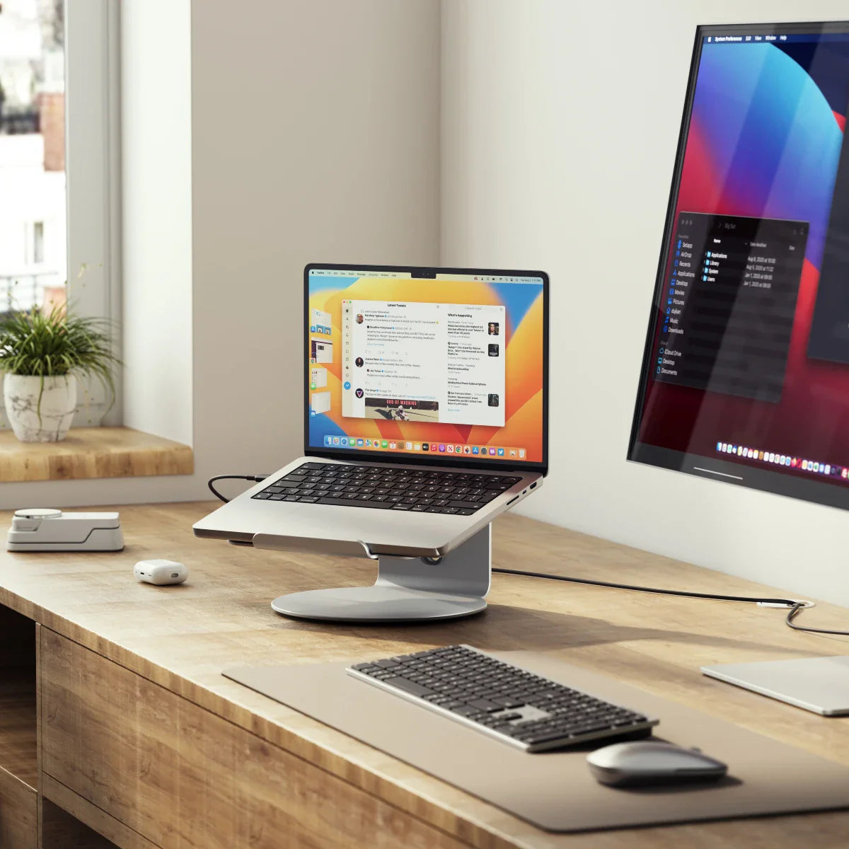 Elite 360 Laptop Stand - Sliver