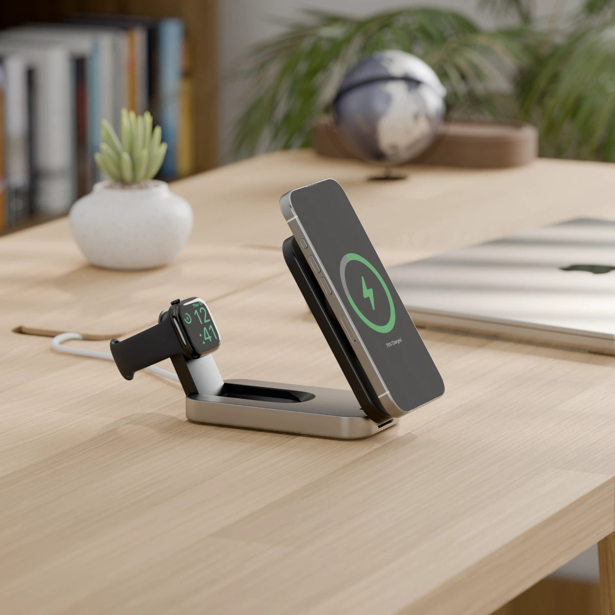 Flip 2-in-1 Qi2 Fast Wireless Charging Stand