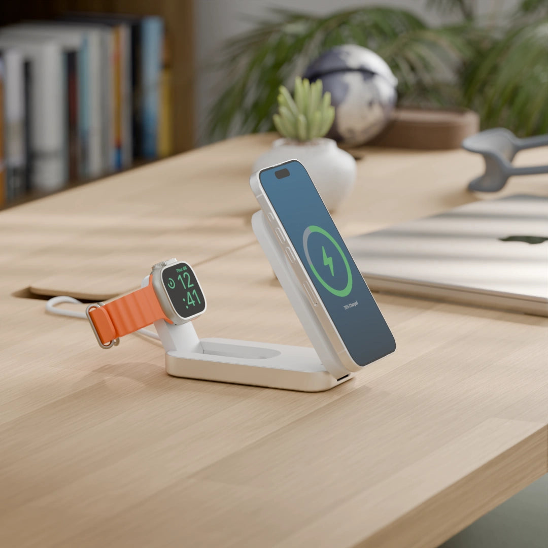 Flip 2-in-1 Qi2 Fast Wireless Charging Stand