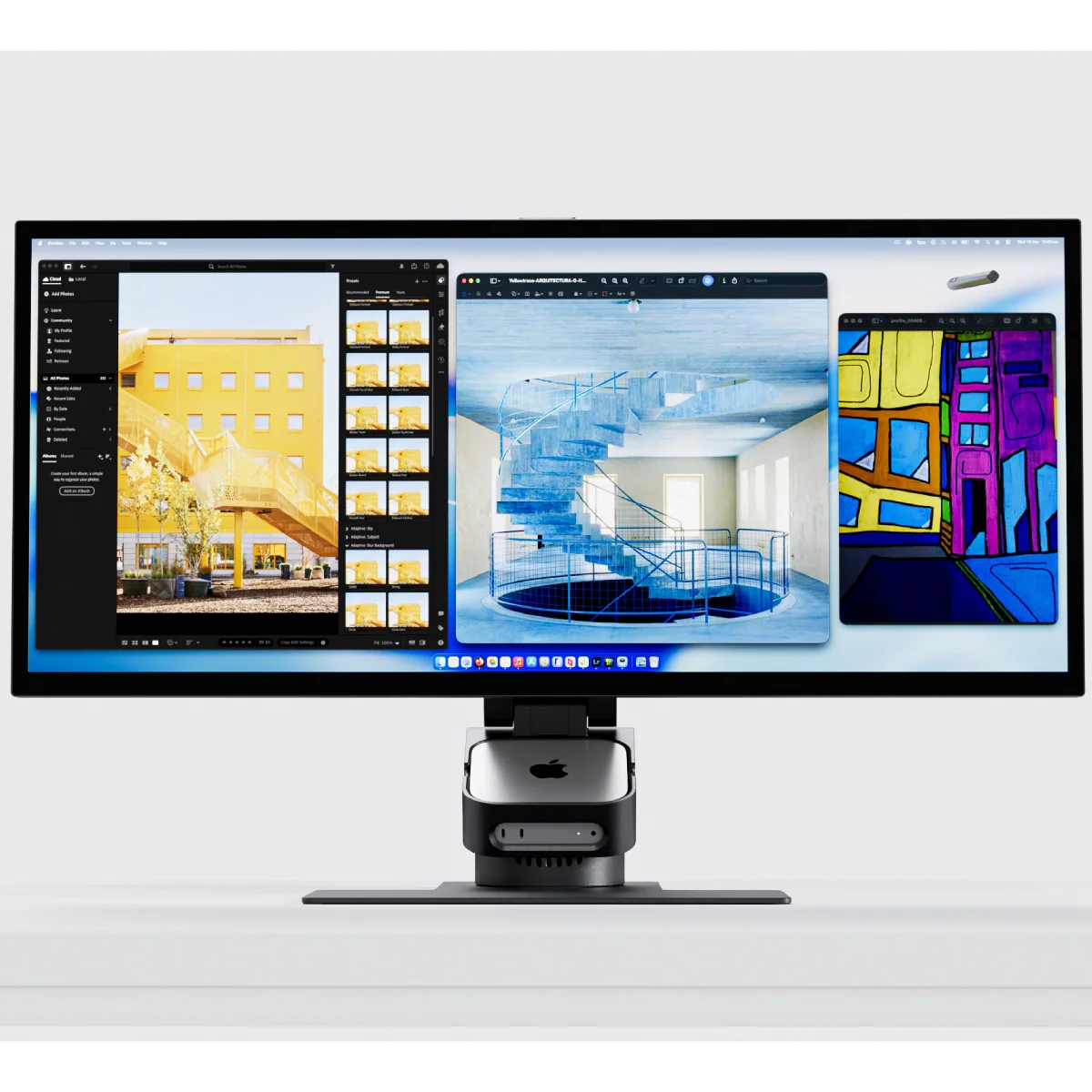Aspekt Ultrawide Touch 34” UWQHD Docking Monitor with Touchscreen and 150W USB Charging