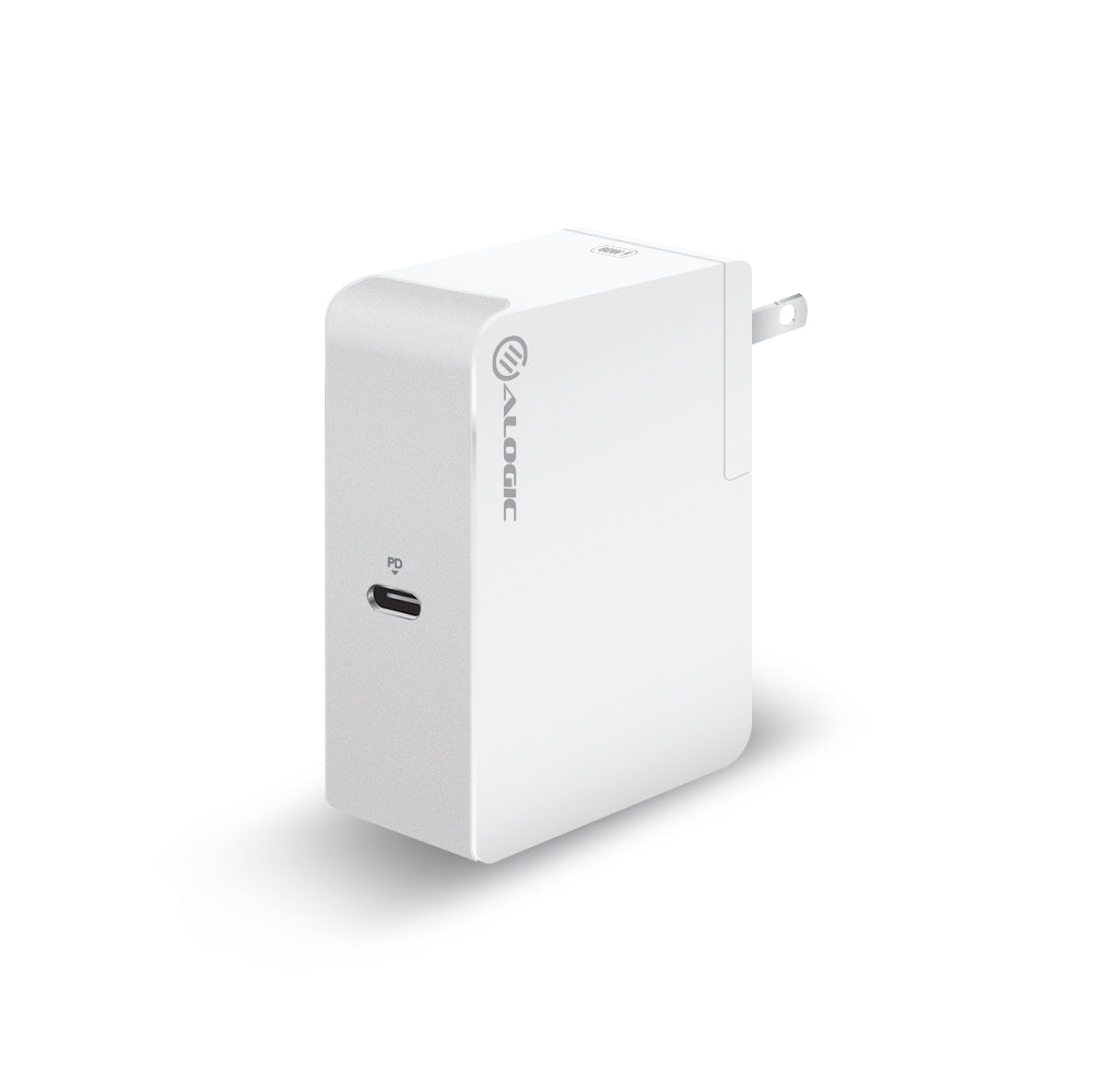 USB-C Laptop/Macbook Wall Charger 60W with Power Delivery– Travel Edition with AU, EU, UK, US Plugs and 2m Cable