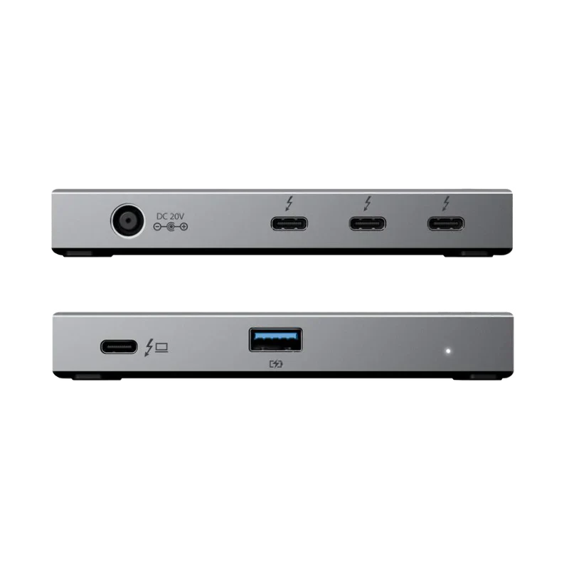 Clarity Fold Touch 32" 4K UHD Monitor with 65W Power Delivery, Webcam, Touchscreen & Fold Stand + Thunderbolt 4 BLAZE Hub