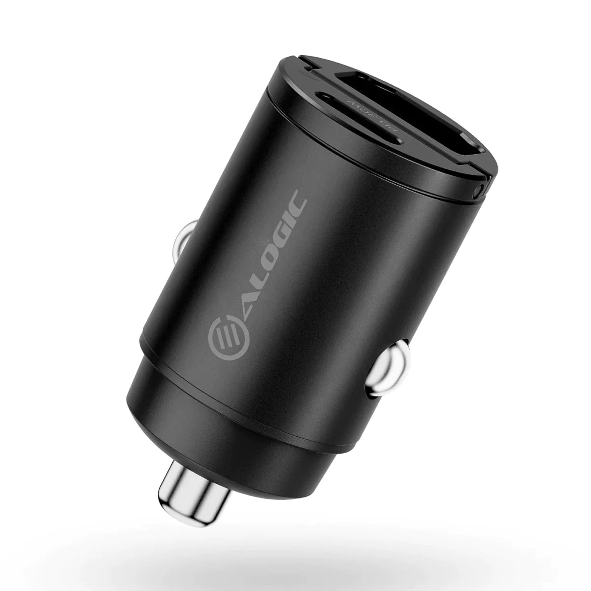 30W Rapid Power Mini Car Charger with USB-C and USB-A_3