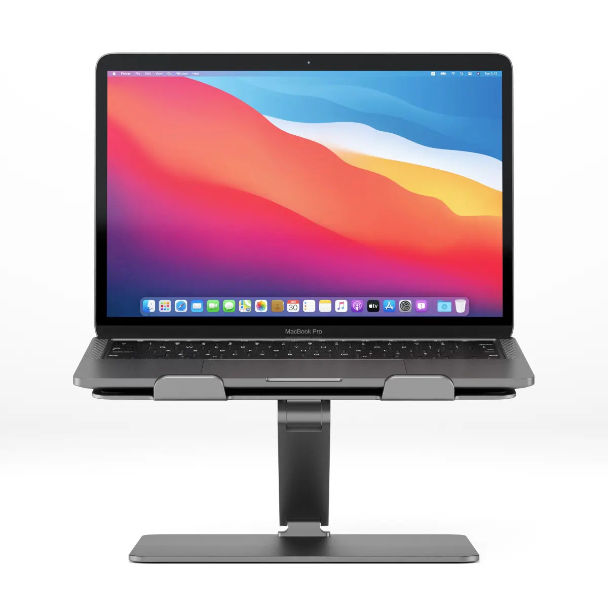 Elite Adjustable Laptop Stand + Dual 4K Universal Docking Station – HDMI Edition + 4 Port 100W GaN Charger