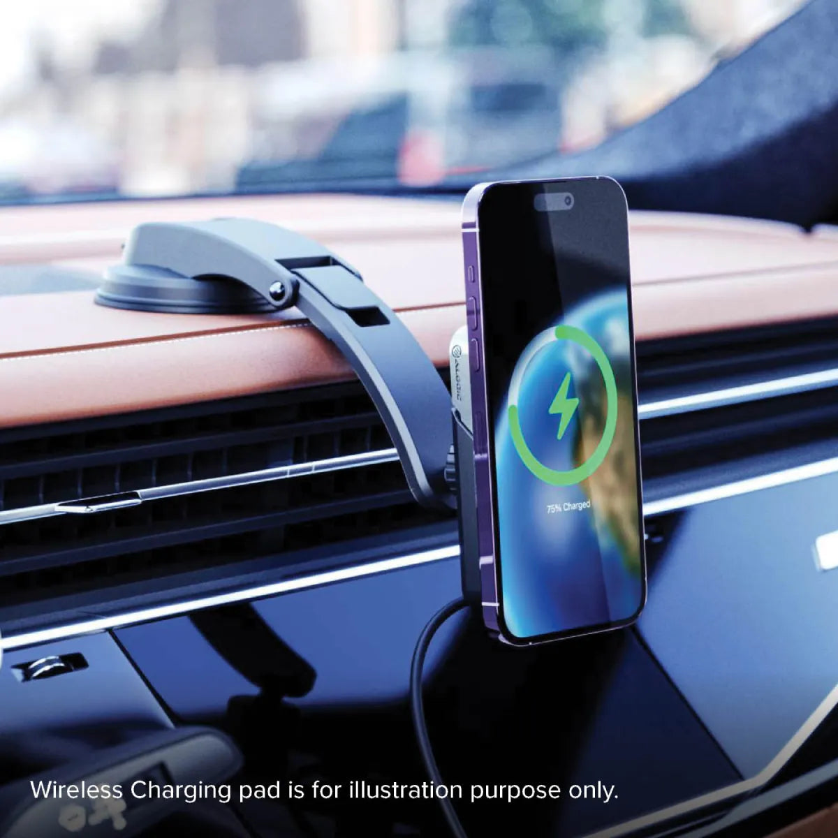Wireless car charger online mount
