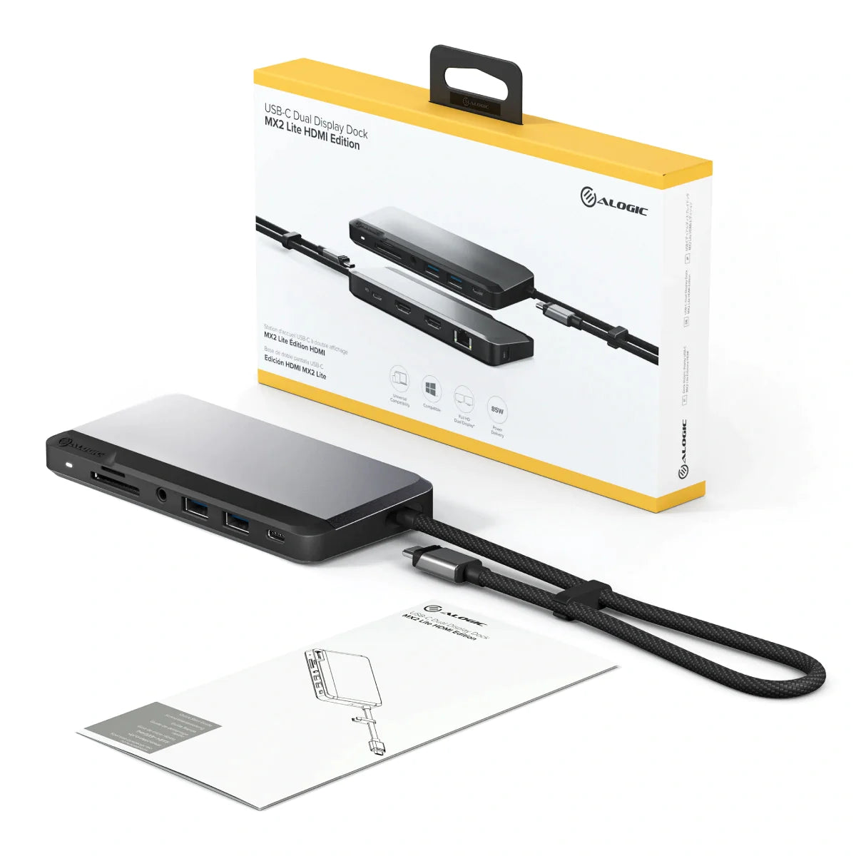 Buy USB-C Dual Display Dock – MX2 Lite HDMI Edition online at Alogic