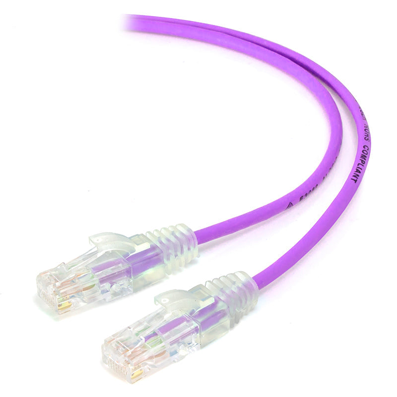 Buy Purple Ultra Slim Cat6 Network Cable, UTP, 28AWG - Series Alpha ...